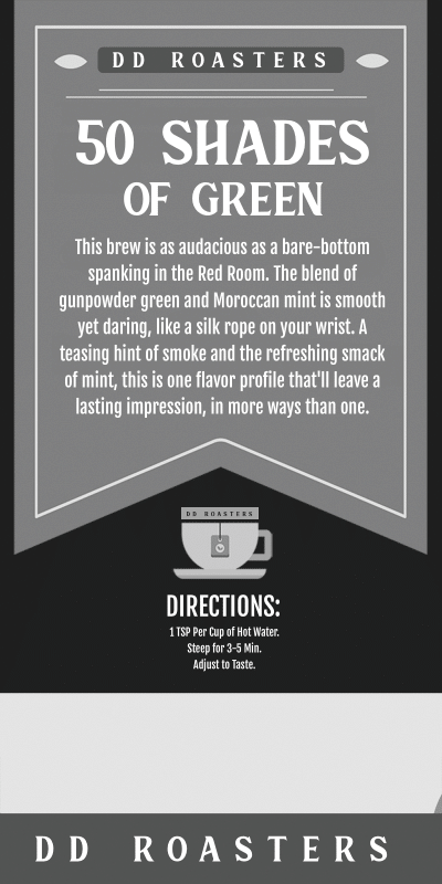 DD Roasters Teas - 50 Shades of Green