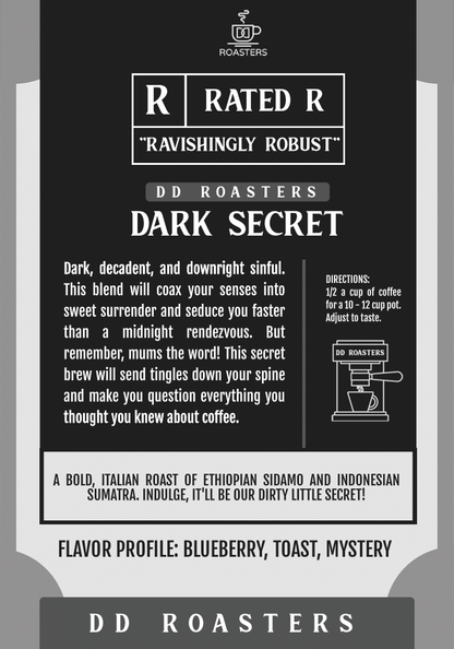 DD Roasters Coffee Dark Secret Single Pack