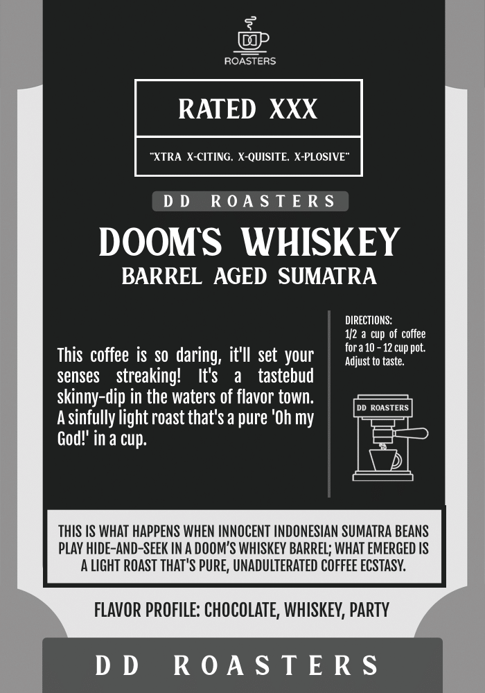 Doom's Whiskey Barrel Aged Coffee